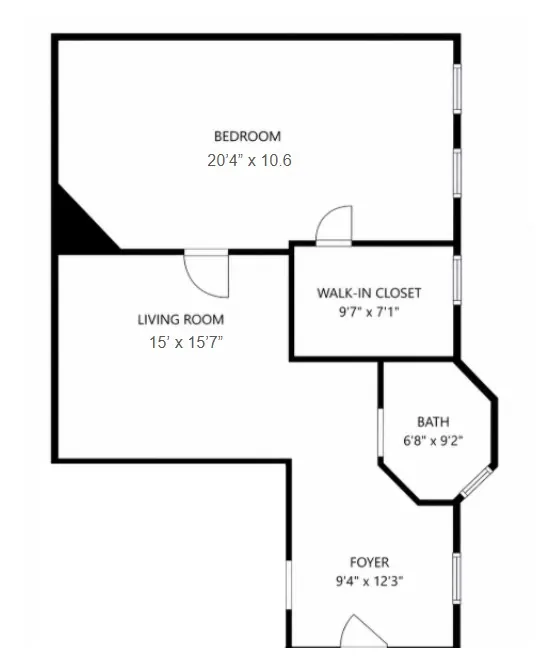 Floor plan of The Atelier at The Leschi Collection